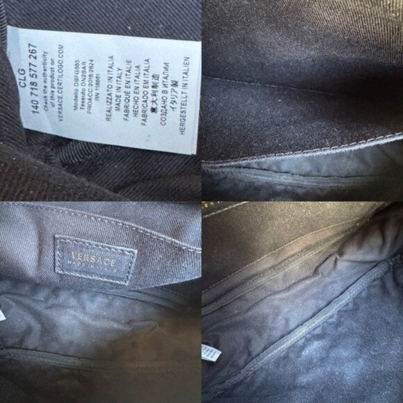 SOLD Versace Baroque Icon Quilted Leather Camera Crossbody Bag - Picture 15 of 15